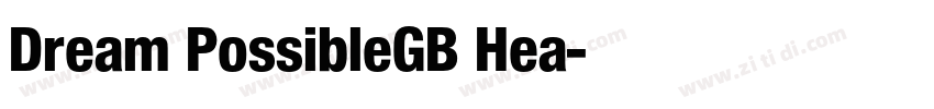 Dream PossibleGB Hea字体转换